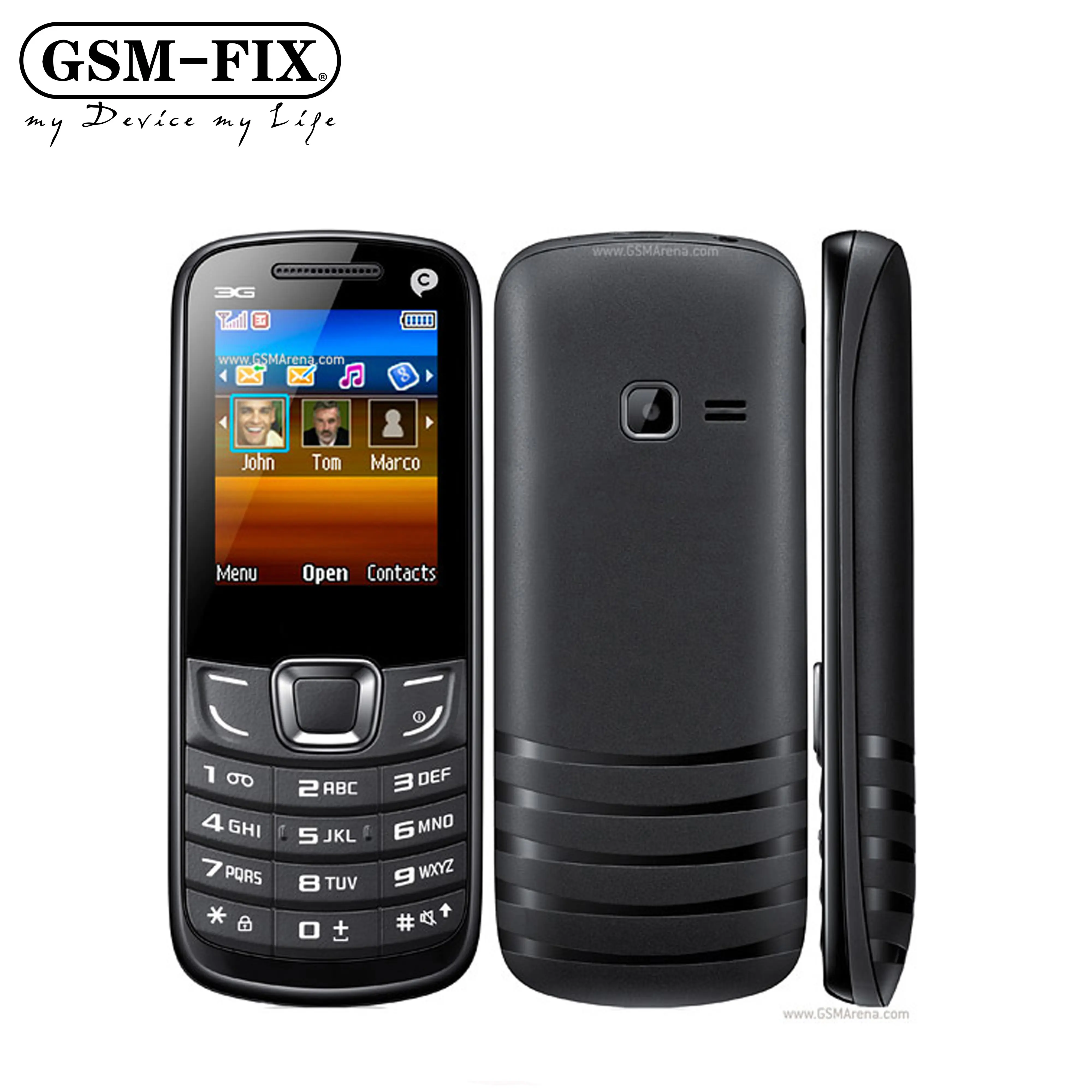 GSM-FIX For Samsung Manhattan E3300 Refurbished-Original Unlocked E3309 E3300L 2.0 inch 3G Mobile Phone