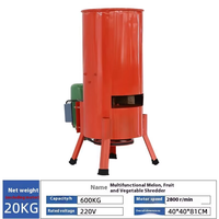 Industriële 220V Groente Chopper Machine Boerderij Dierlijke Afval Crusher Shredder Met Kern Motor Fruit Feed Verwerkingsapparatuur
