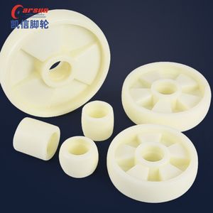 200x50mm PU et fer Nylon chariot élévateur <span class=keywords><strong>roue</strong></span> de charge <span class=keywords><strong>transpalette</strong></span> <span class=keywords><strong>roue</strong></span> à rouleaux nouvelle Construction et roulement de machines agricoles - Product Image 3