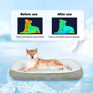 Cama Refrescante para Mascotas Yoonnie, Tapete Refrescante para Perros y Gatos con Tela de Granos de Hielo y Relleno de Algodón PP, Tapete Refrescante para Mascotas - Product Image 2