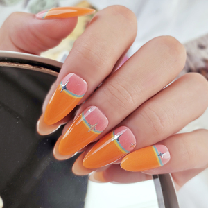 En gros Autocollants et bandes de <span class=keywords><strong>gel</strong></span> pour <span class=keywords><strong>ongles</strong></span> de pieds, couleur unie, tendance, imperméables, de luxe, <span class=keywords><strong>faux</strong></span> <span class=keywords><strong>ongles</strong></span> pour femmes, fournitures - Product Image 3