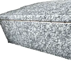 Sea wave granite spray white granite stairs price