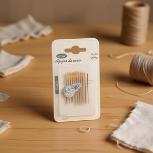 Agujas de Coser Ilan, 12 Piezas, Chapadas en Oro, para Coser a Mano - Product Image 3