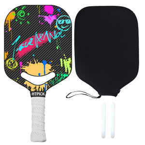 16mm Dicke Carbonfaser Pickleball-Paddle 3K Thermoform Bogenoberseite Komfort Graphit <span class=keywords><strong>Racket</strong></span> - Product Image 1
