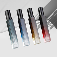 Vente directe d'usine de flacons de parfum vides portables carrés et ronds de haute qualité de 5 ml, 10 ml, 15 ml
