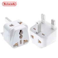 Convertisseur universel 100-240V AC royaume-uni vers ue Euro adaptateur européen prise blanche prises de voyage royaume-uni adaptateur prise de conversion avec CE RoHS