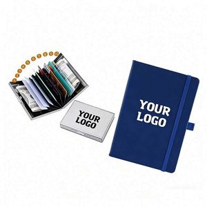 กระเป๋าใส่บัตรแบบพกพา ป้องกัน RFID รุ่น Logo Slim ดีไซน์มินิมอล เหมาะสำหรับขายส่ง ของขวัญส่งเสริมการขาย - Product Image 1