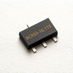 Transistor bipolar PNP BCX53-16 80V 1A 1.25W en encapsulado SOT-89 para amplificador complementario y circuito de interruptor de lado alto - Product Image 1