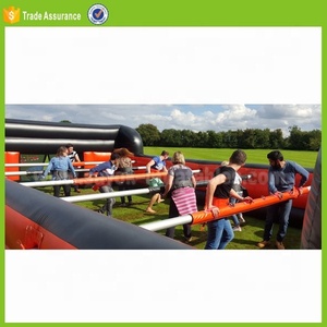 China Opblaasbare Spel Opblaasbare Tafel Voetbal Tafelvoetbal Veld Voor Koop Opblaasbare Voetbal Toss Spel - Product Image 2