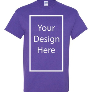Personalized Men's 100% Cotton T-Shirt Custom Logo Sublimation <b>Transfer</b> Short Sleeve Regular Fit Breathable Quick Dry - Product Image 1