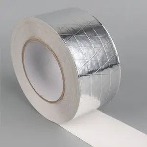 热熔110mic铝箔-玻璃纤维稀松布-牛皮纸胶带，用于玻璃棉，FSK胶带
