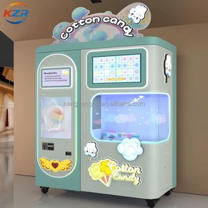 Nouvelle machine à barbe à papa intelligente entièrement automatique, distributeur automatique sans personnel, pour sites touristiques et autres startups commerciales - Product Image 4