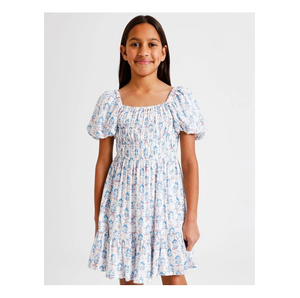 Vestido de Algodón para Niñas a la Moda, Ropa de Verano con Atractivo Diseño Decorativo, Material Transpirable, Perfecto para la Escuela de Juegos - Product Image 6