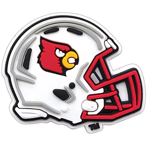 Breloques décoratives en PVC pour <span class=keywords><strong>chaussures</strong></span>, thème équipe sportive de l'Université de Louisville, Texas – Accessoires DIY pour sabots et <span class=keywords><strong>chaussures</strong></span> de rugby/football des Cardinals - Product Image 3