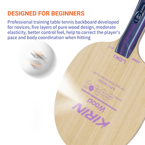 مصنع تنس الطاولة بسعر الجملة لوكي الخشب الخالص بالإضافة إلى مضرب بينغبونغ المهنية شفرة تنس الطاولة الرخيصة - Product Image 3