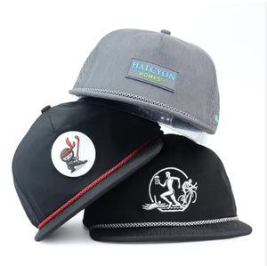 Casquette de golf vintage premium 5 panneaux Vecacap découpée au laser, perforée, respirante, imperméable, avec visière en corde, unisexe - Product Image 6