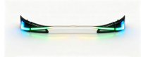 Luz trasera LED multicolor para Lexus IS250 2006-2012, actualización estilo 2021, luz trasera con señal secuencial, kit de inicio arcoíris.