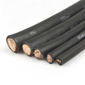 Câbles et fils électriques en caoutchouc flexibles Huaqi en gros <span class=keywords><strong>10</strong></span> 16 25 35 50 70 95 mm² en cuivre 1/0 2/0 4/0 pour soudage - Product Image 2