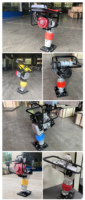 Compacteur manuel portable de 72 kg avec plaque vibrante 280*320 mm pour le compactage du sol et la construction de routes