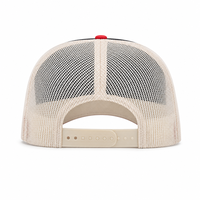 Casquette de camionneur respirante en maille à 6 panneaux avec logo en cuir personnalisé OEM de haute qualité pour la pêche et la chasse en extérieur