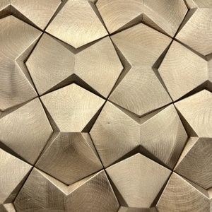 Phổ biến phong cách mới vàng 3D kim loại khảm cho tường gạch - Product Image 6