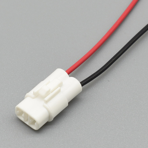 1 Set Kabel Harness Putih Hitam 2 Pin 6180-2181 6187-2171 MT090 Otomotif Peralatan Rumah Tangga Sepeda Motor Tahan Air IP67 12V - Product Image 4