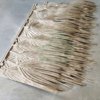 Tuiles de toit en chaume artificiel en gros d'usine, texture feuille de bananier, longue durée, pour cabane de Bali, gazebo, chaume synthétique