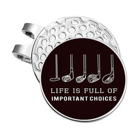 Clip de casquette de golf magnétique puissant personnalisé en alliage avec logo personnalisé et marqueur de balle de haute qualité pour les tournois