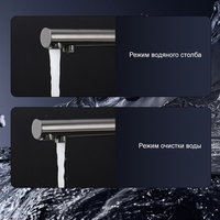 FRAP Vente chaude 3 façons robinet en laiton bassin purificateur d'eau robinet pistolet finition grise eau potable mélangeur de cuisine