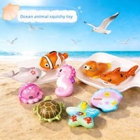 Vente en gros d'usine, jouets en mousse PU en forme d'animaux marins, à récupération lente, anti-stress, pour enfants de 5 à 7 ans, unisexes, cadeaux