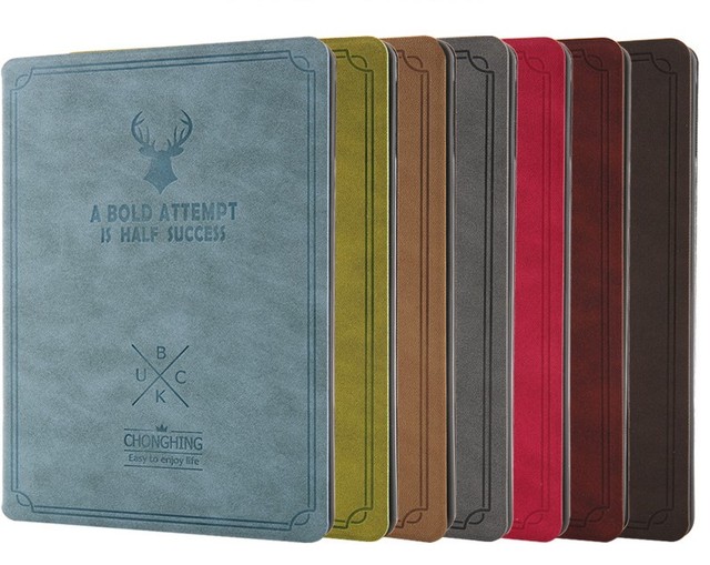 PINJING CASE Custom Embossed Engraved Logo Design New iPad Folio case Eco-Friendly PU Leather Anti Drop Shockproof Dustproof