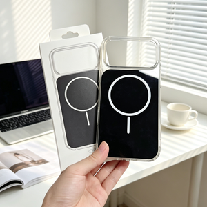 Coque magnétique JOYPORODO B422 pour iPhone 18 17 16 15 14 13 12 11 Pro Max – Étui transparent en acrylique avec aimant pour chargement sans fil - Product Image 1