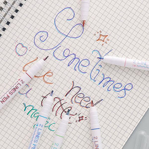 Los estudiantes bicolores usan un rotulador para tomar notas y garabatear un colorido manual de fantasía - Product Image 5