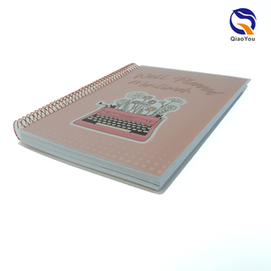 สมุดแพลนเนอร์รายวันแบบสันเกลียวโลหะเคลือบทอง ดีไซน์ส่วนตัว พิมพ์ลายตามสั่ง สำหรับสาวๆ - Product Image 5