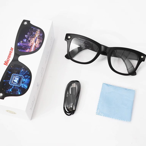 WAi4 Smart Glasses <b>Bluetooth</b> Calling Simultaneous Interpretation AI Voice Assistant Recording Music Play Strong Flashlight - Product Image 1