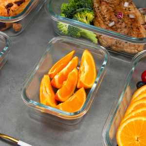 18 Piece <b>Microwavable</b> Leakproof Heat Resistant High Borosilicate Glass Eco-Friendly Food Storage Container <b>Set</b> BPA Free - Product Image 4