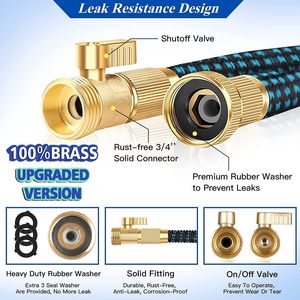 Nhà Máy bán hàng trực tiếp nối dài <span class=keywords><strong>Hot</strong></span> Bán linh hoạt mở rộng vườn ống nước gấp Hose 100ft mở rộng Hose nozzzle Bộ - Product Image 4