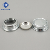 Bouchon à vis en métal de calibre 32mm en gros et boîtier en métal pour boîte de conserve d'huile moteur/boîte de conserve de style F/boîte d'huile d'olive