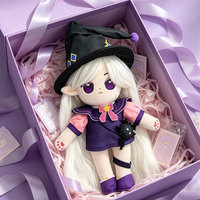 Poupées en peluche elfes anime personnalisées avec visage brodé et cheveux longs, ornements de collection de bureau pour les acheteurs de marchandises anime