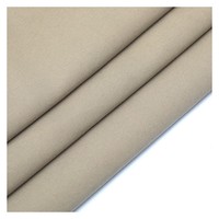 Tissu de peau de pêche uni en microfibre 100% polyester recyclable, imperméable pour veste et natation, tissu court de plage