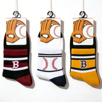 Chaussettes de baseball montantes en coton biologique peigné, antibactériennes, respirantes, durables, à évacuation de l'humidité, personnalisables, directement de l'usine