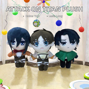 Peluche di Attack on Titan, Merchandise Anime, Regalo di Halloween per 14 Anni e Oltre, Bambola Super Morbida Imbottita in Cotone PP per Alleviare lo Stress - Product Image 2