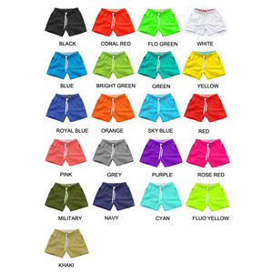 Pantalones cortos de playa para hombre, traje de baño con estampado de logotipo personalizado multicolor, informal, para Surf, verano, venta al por mayor - Product Image 3