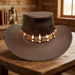 High Quality Genuine Leather BS International NART6750 Fashion Cowboy Hat-Customized Unique Birthday Gift <b>Travel</b> Beach Cycling - Product Image 1