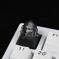 Capuchons de touches personnalisés en résine monomère, motif Chevalier en acier, pour clavier mécanique, vente chaude transfrontalière, fabrication chinoise