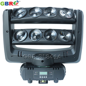 Projecteur <span class=keywords><strong>LED</strong></span> rotatif à 360° GBR Infinite Spider Beam / Éclairage de scène <span class=keywords><strong>LED</strong></span> / Éclairage de club - Product Image 1