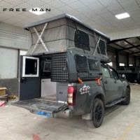 Camping-car léger à toit relevable, type caravane, pour pick-up Jiangxi Isuzu D-MAX