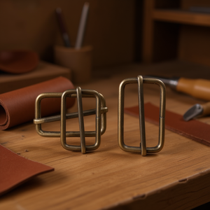 Fibbia Regolabile Ilan 49x28mm in Metallo per Cinture, Set da 2 Pezzi - Product Image 2