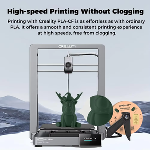 Filament Creality Hyper PLA CF 1,75 mm haute vitesse 300 mm/s finition mate améliorée pour imprimante 3D 1 kg pour K1C / K1 MAX - Product Image 4