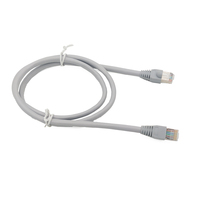 Cable de Red RJ50 10P10C, Conector Modular RJ48 Chapado en Oro con Conexión Blindada, Cable Ethernet Cat5e
